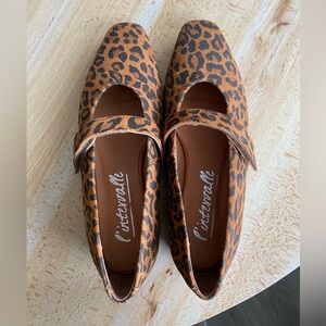 Brand new L’intervalle Flordeliz Leopard Mary Jane flat size 36